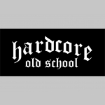 Hardcore Old School zimná pánska bunda zateplená čierno-olivová s kapucňou